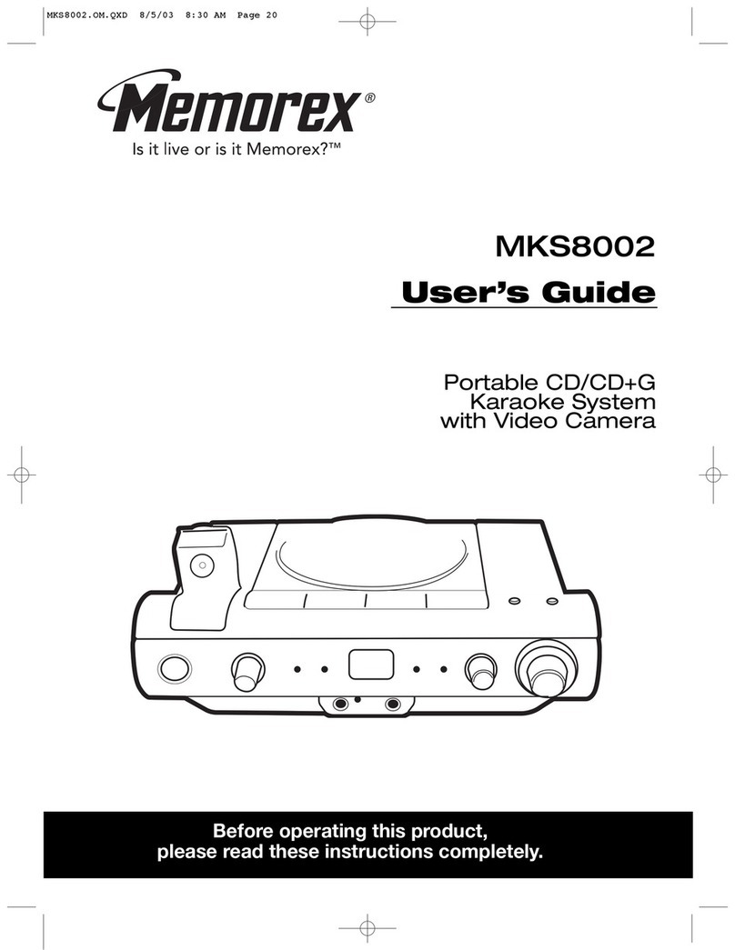 Memorex MKS8002 Manual de usuario