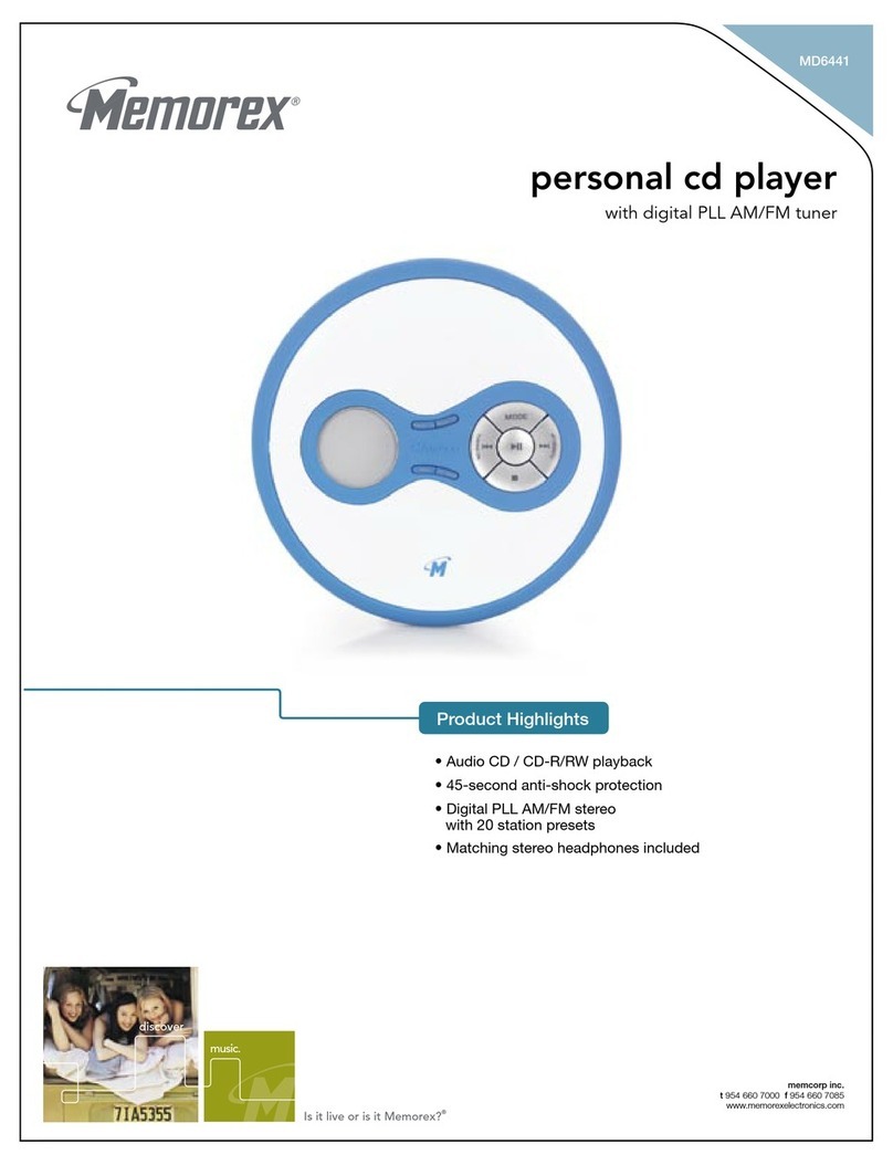 Memorex MD6441 Manual de usuario