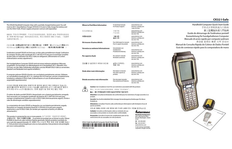 Intermec CK32IS Manual de usuario