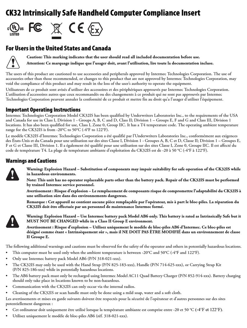 Intermec CK32 Manual