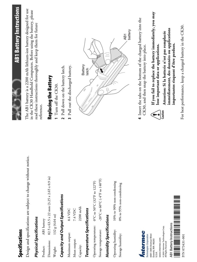 Intermec CK30 Manual de usuario