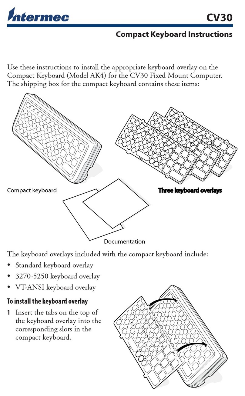 Intermec CV30 Manual de usuario