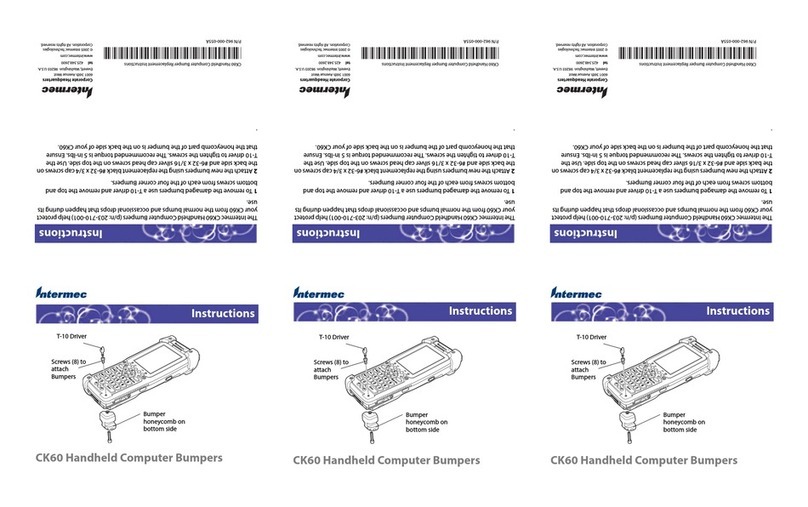Intermec CK60 Ethernet Multidock Manual de usuario