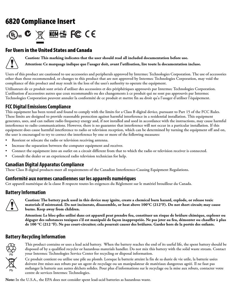 Intermec 6820 Series Manual