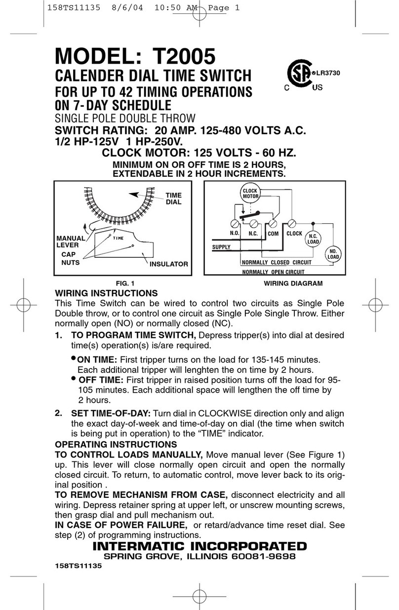 Intermatic T2005 Manual