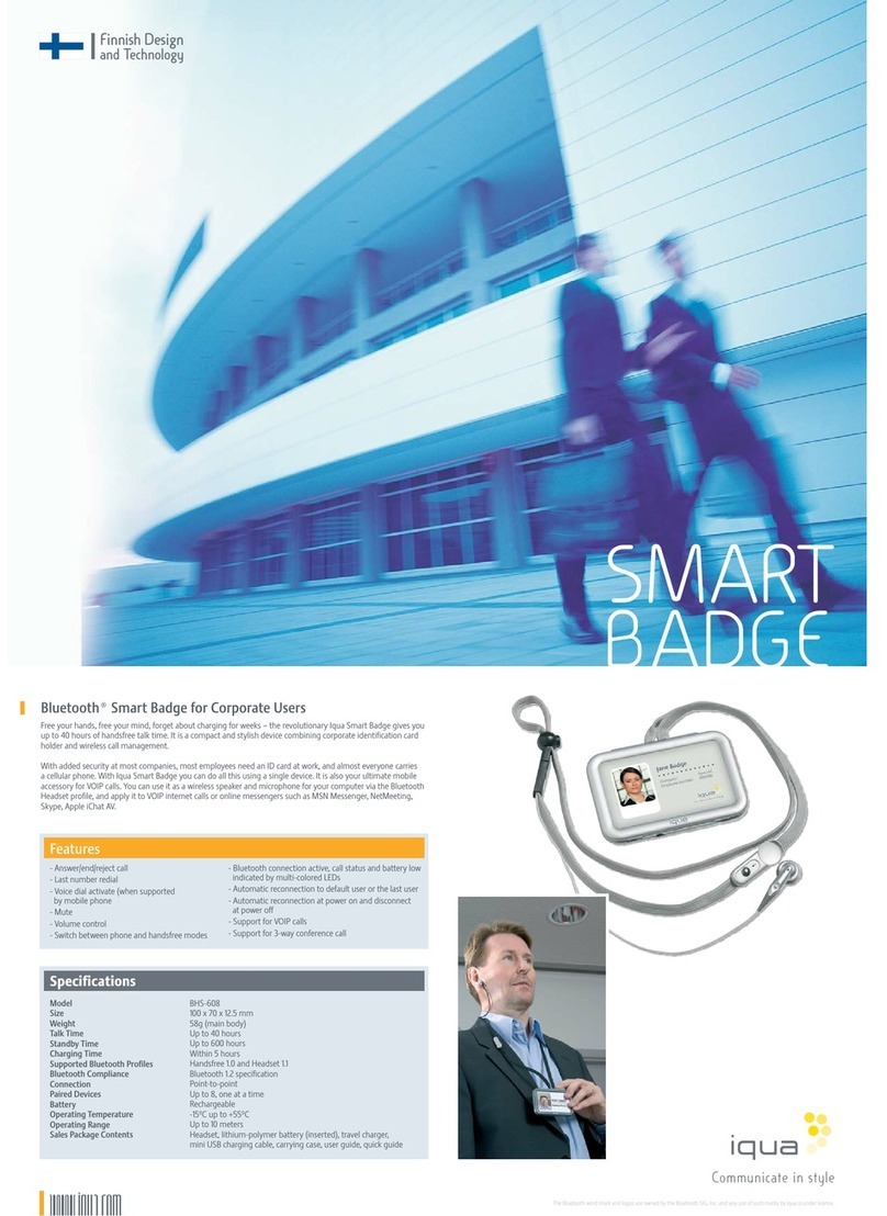 Iqua BHS-608 Manual de usuario