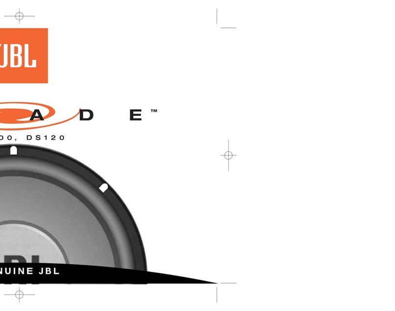 JBL Decade DS100 Manual de usuario