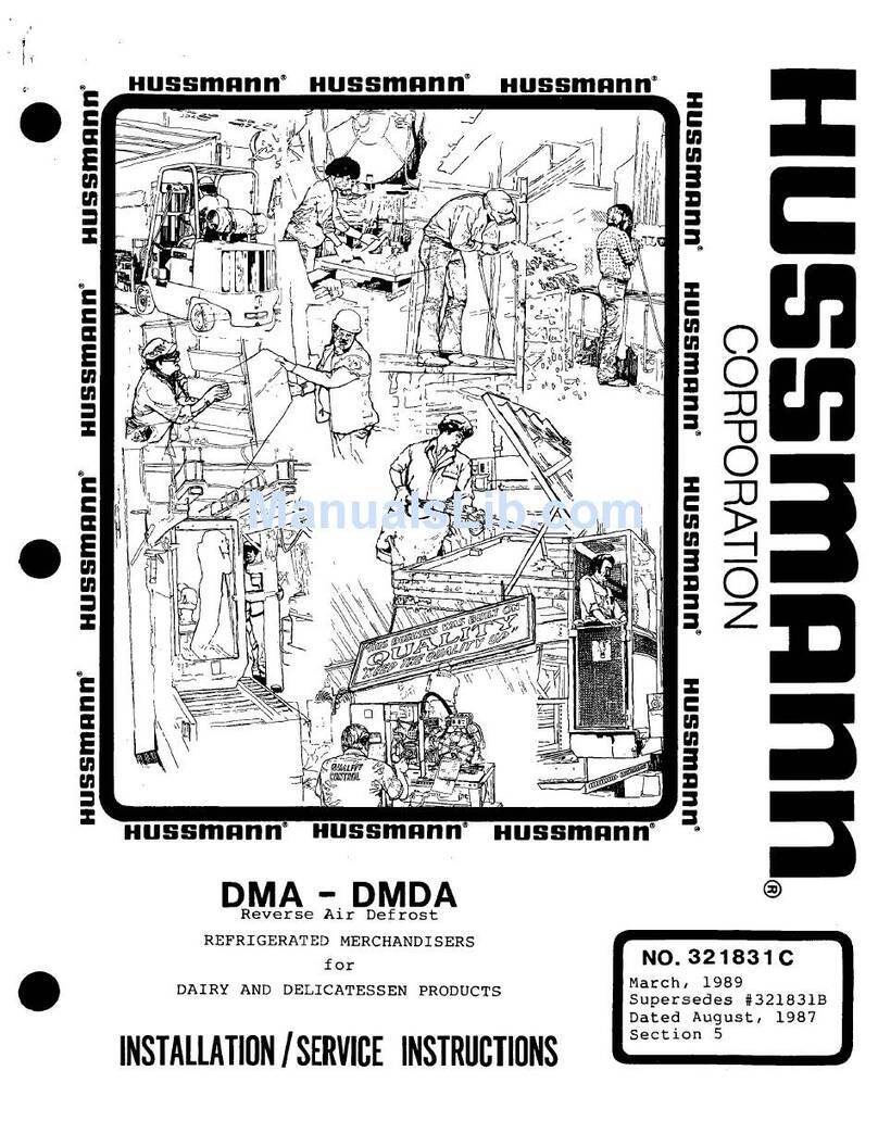 Hussmann DMA Manual de usuario Hussmann DMA Manual de usuario