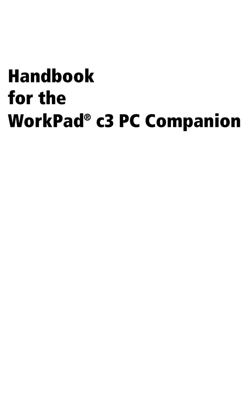 IBM WorkPad c3 Manual de usuario