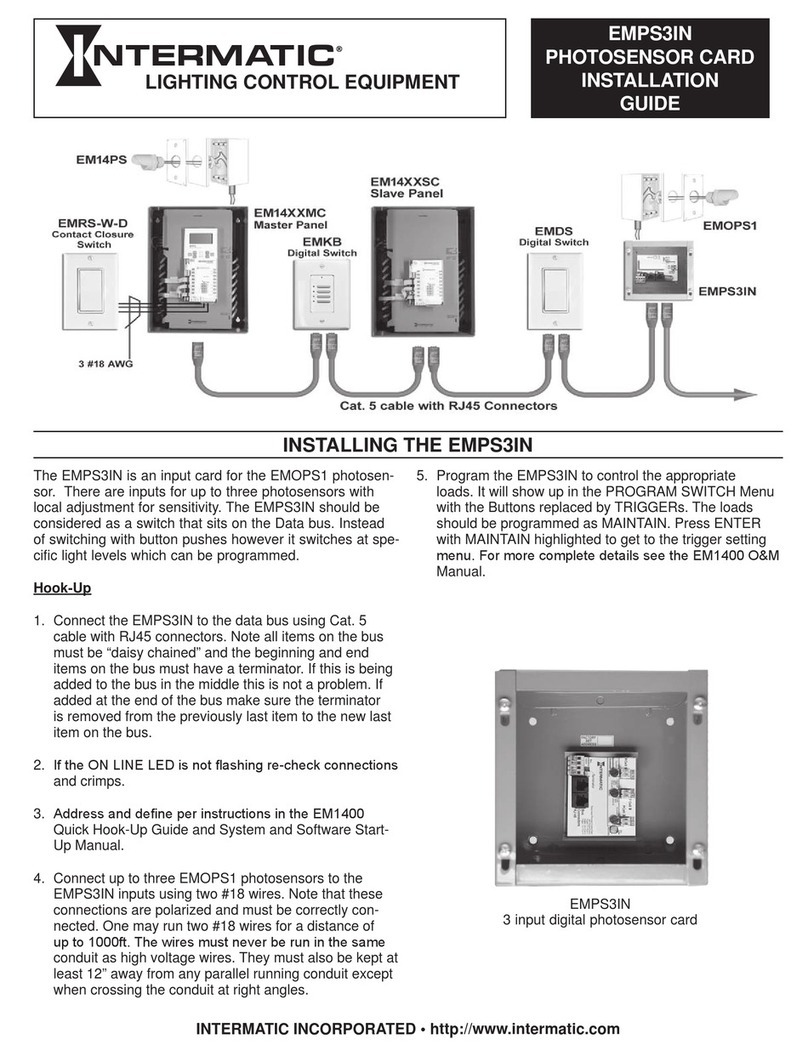 Intermatic EMPS3IN Manual de usuario