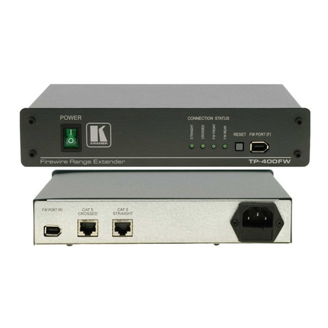 Kramer TP-400FW Manual de usuario