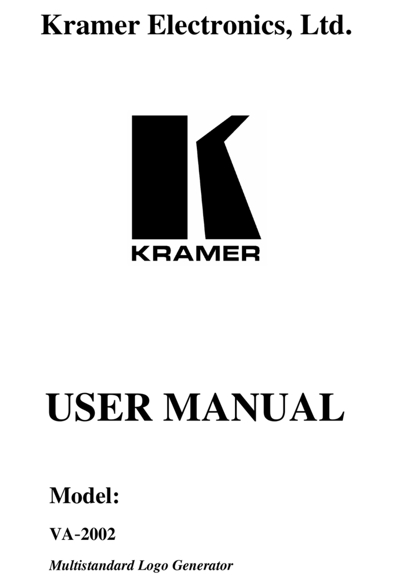 Kramer VA-2002 Manual de usuario