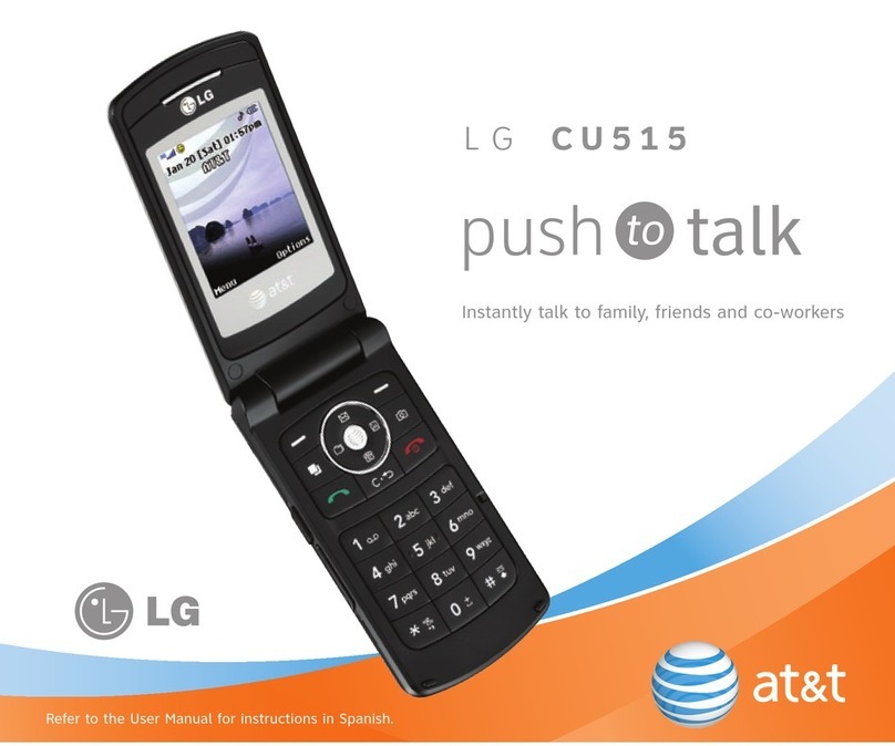LG CU515 - Cell Phone 55 MB Manual de usuario LG CU515 - Cell Phone 55 MB Manual de usuario