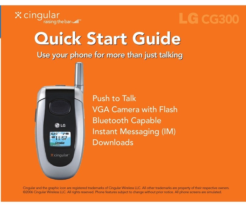 LG CG300 -  Cell Phone Manual de usuario