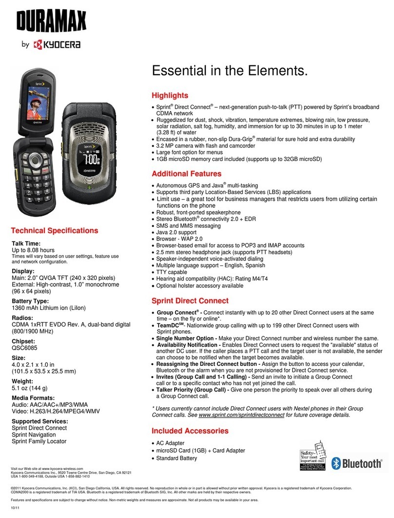 Kyocera DuraMax Manual de usuario