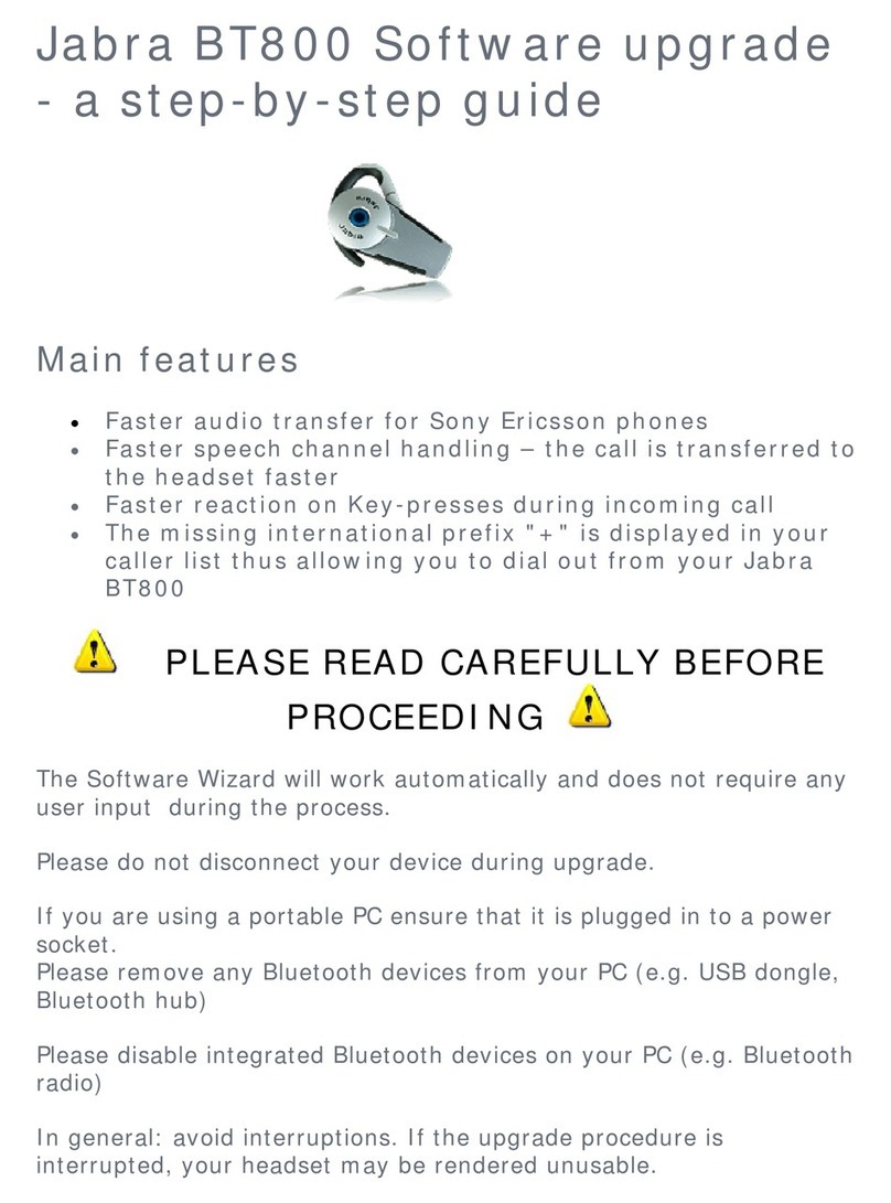 Jabra BT 800 Guía de inicio rápido