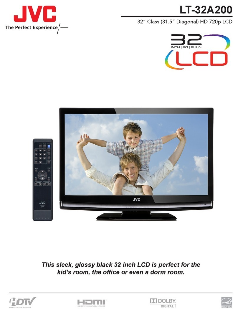 JVC LT32A200 - 32" LCD TV Manual de usuario