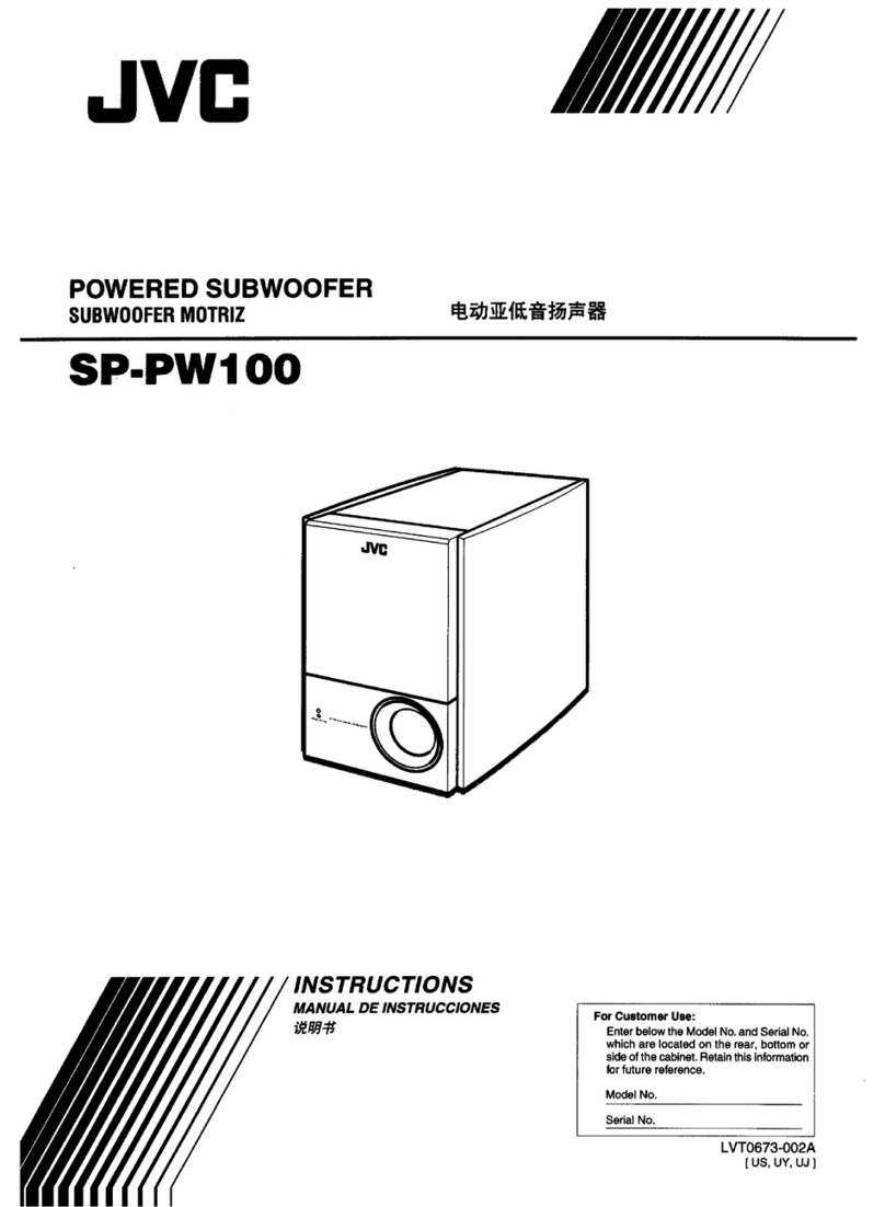 JVC SP-PW100 Manual de usuario