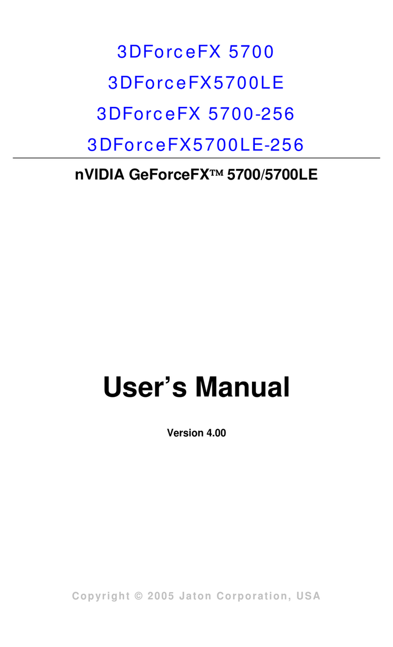 Jaton 3DForceFX5700-256DE Manual de usuario