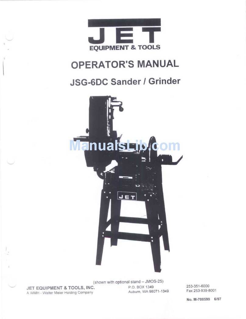 Jet JSG-6DC Manual de usuario
