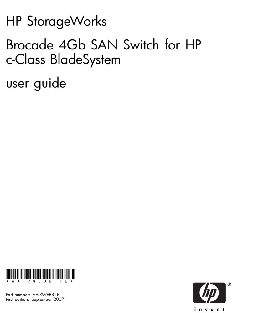 HP StorageWorks Brocade Manual de usuario