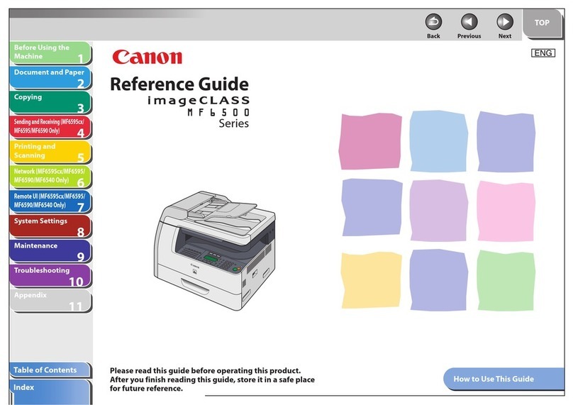Canon imageCLASS MF6540 Manual de usuario