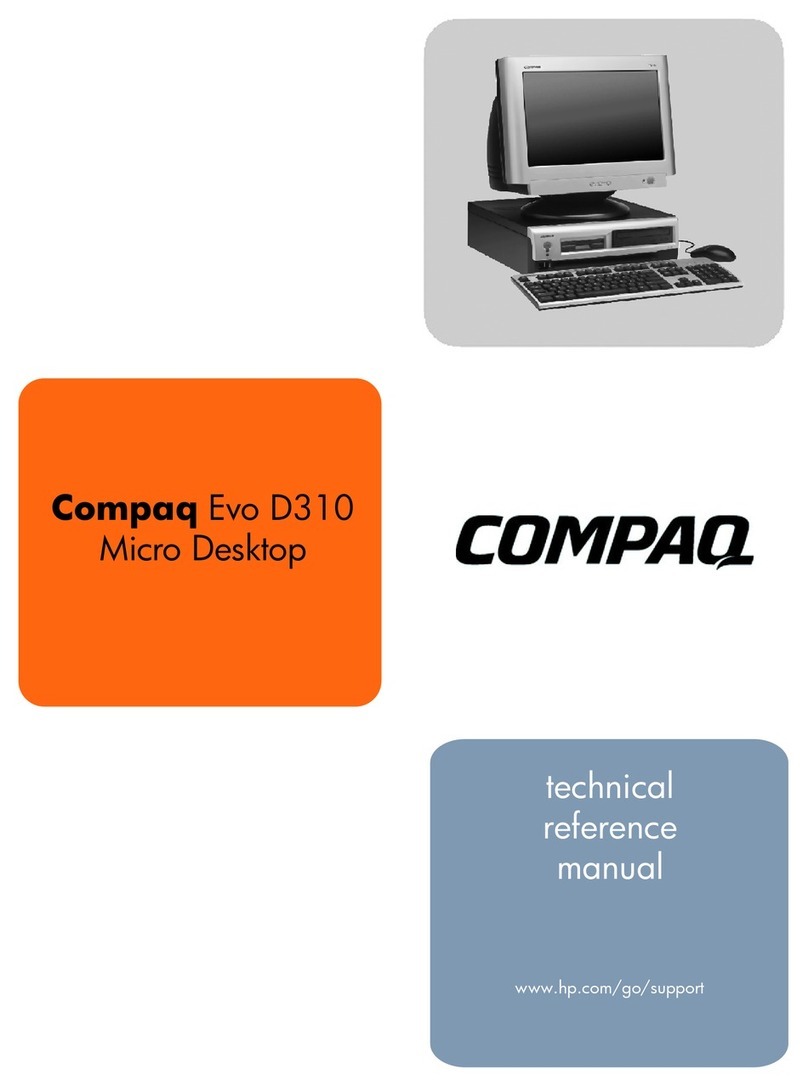 Compaq Evo D310 Micro-Desktop Manual del producto