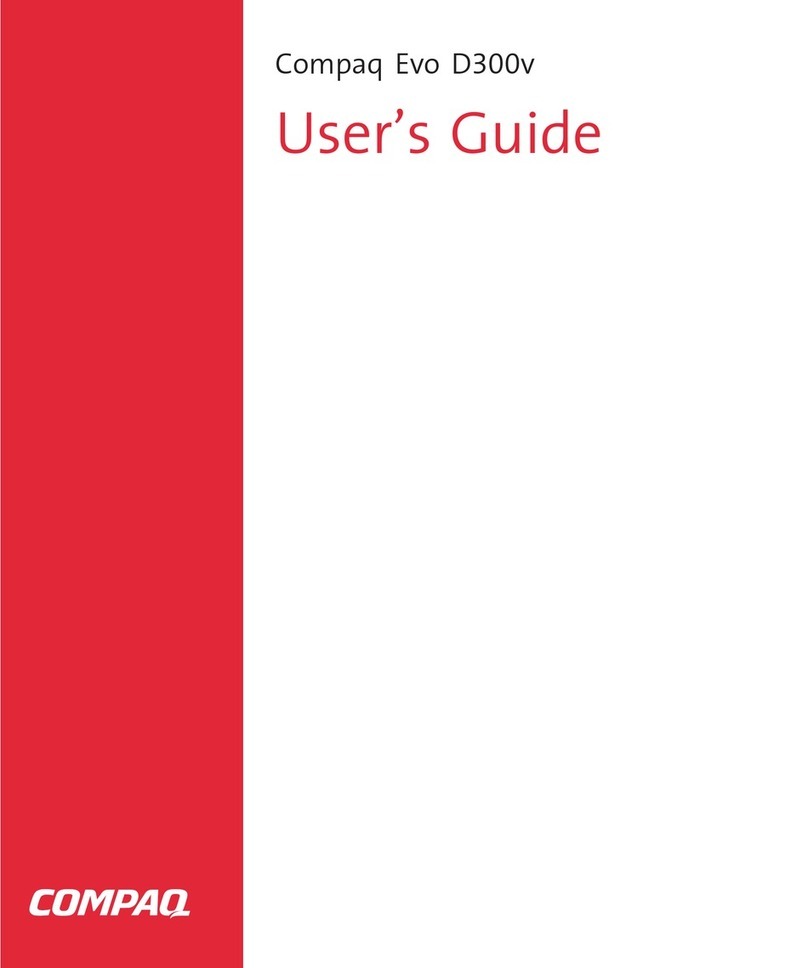 Compaq D300v - Evo - 128 MB RAM Manual de usuario Compaq D300v - Evo - 128 MB RAM Manual de usuario