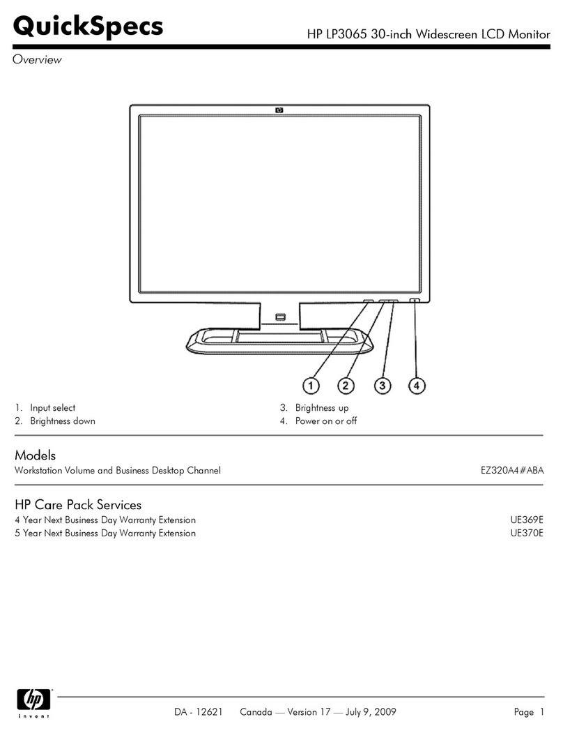 HP LP3065 Manual de usuario