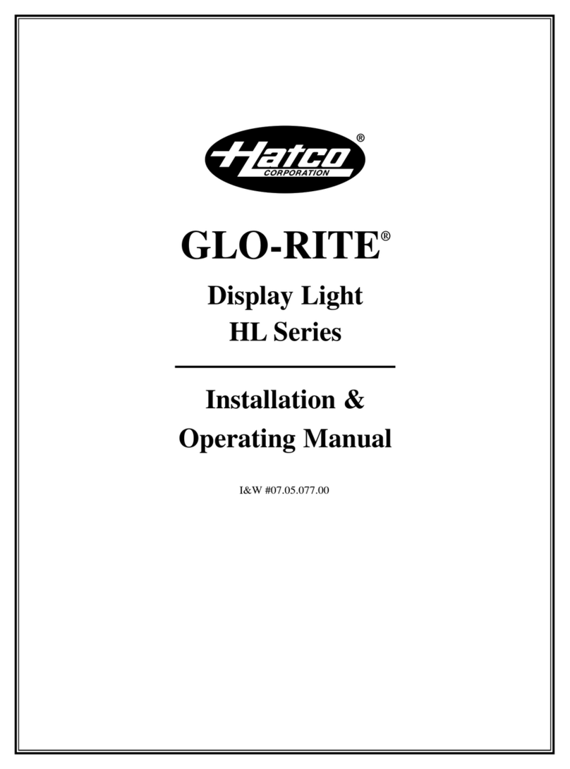 Hatco GLO-RITE HL-18 Instrucciones de instalación