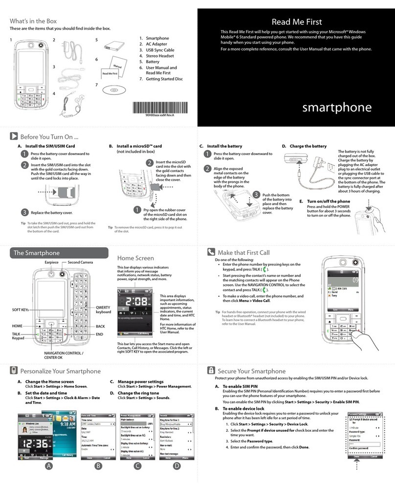 HTC S730 Manual de usuario