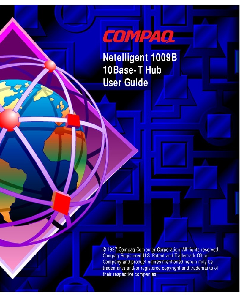 Compaq Netelligent 1009B Manual de usuario Compaq Netelligent 1009B Manual de usuario