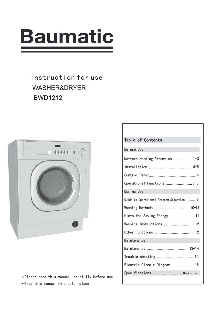 Baumatic BWD1212 Manual de usuario