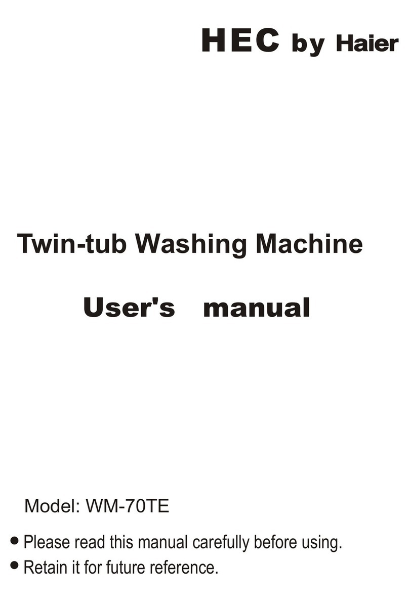 HEC WM-70TE Manual de usuario