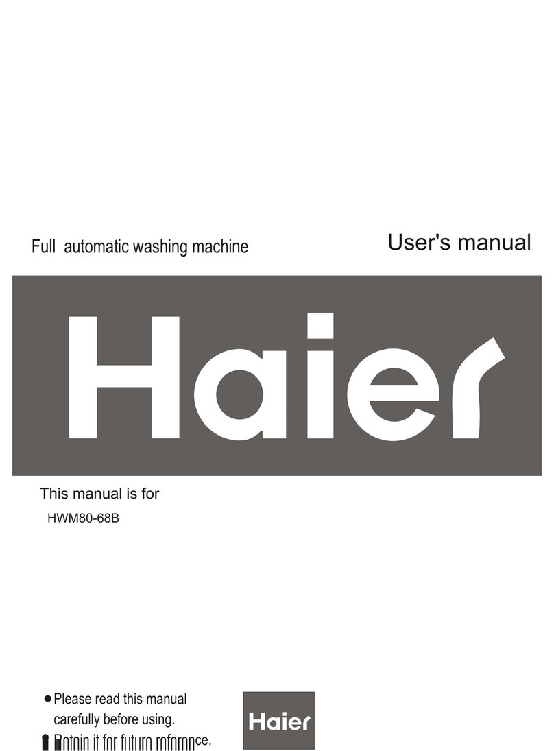 Haier HWM80-68B Manual de usuario