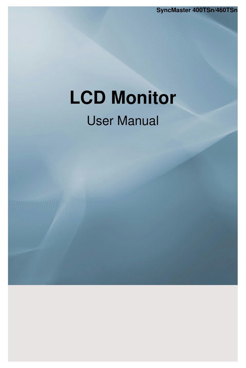 Samsung SyncMaster 400TSn Manual de usuario