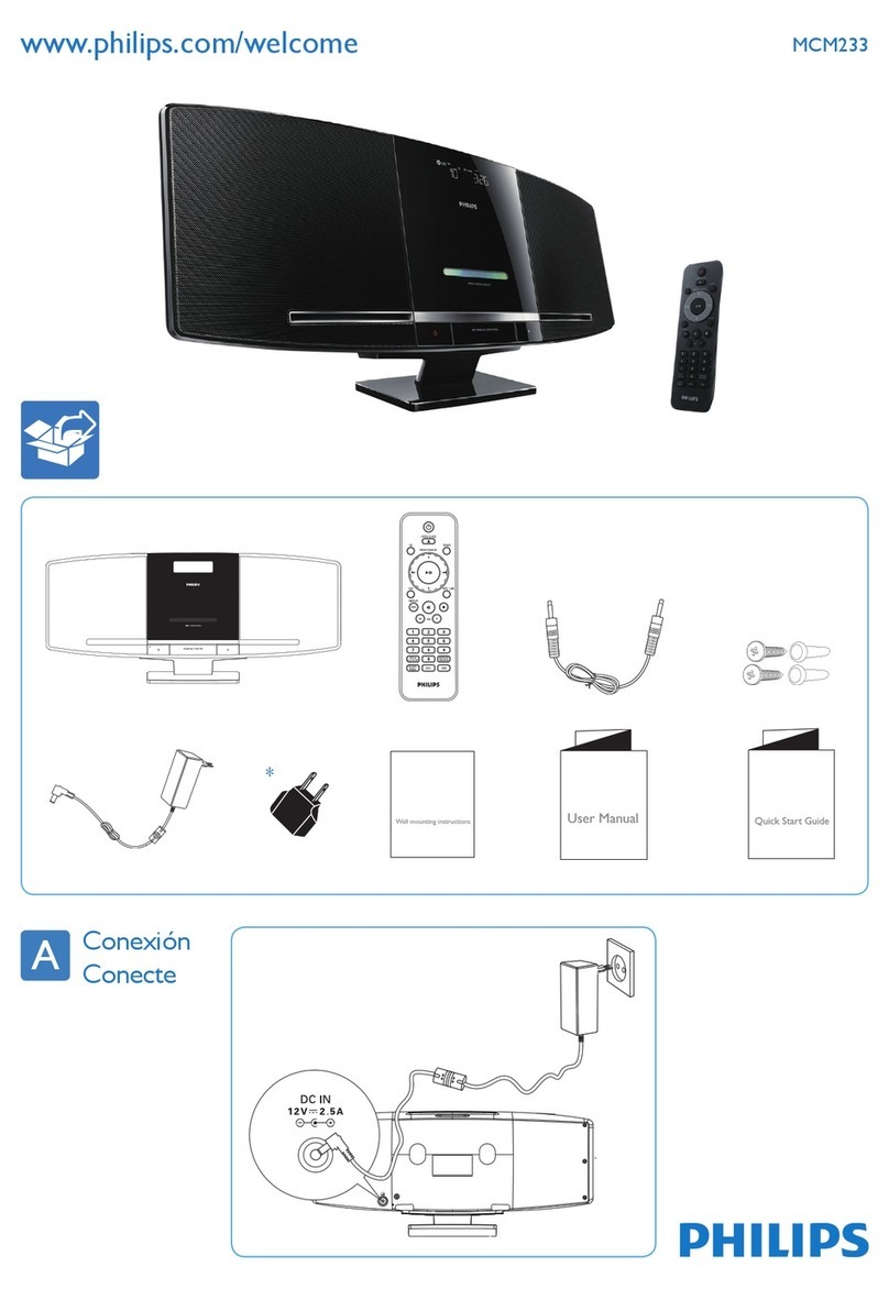 Philips MCM233/78 Manual de usuario