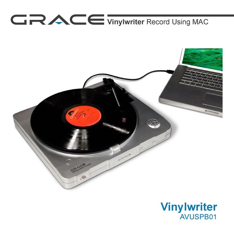 Grace AVUSPB01 Manual de usuario