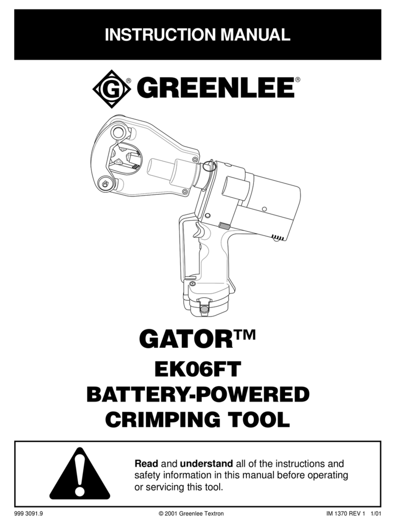 Greenlee GATOR EK06FT Manual de usuario