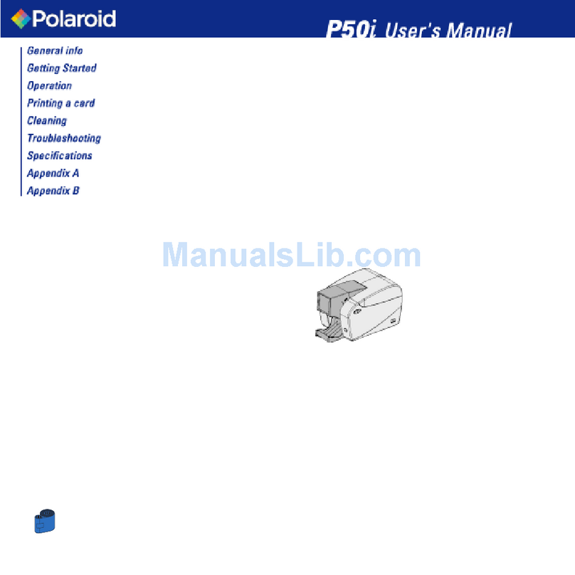 Polaroid Printer P50i Manual de usuario