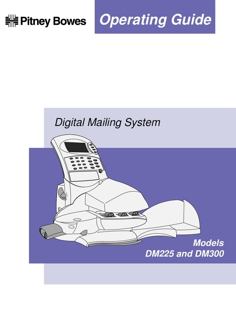 Pitney Bowes DM225 Manual de usuario