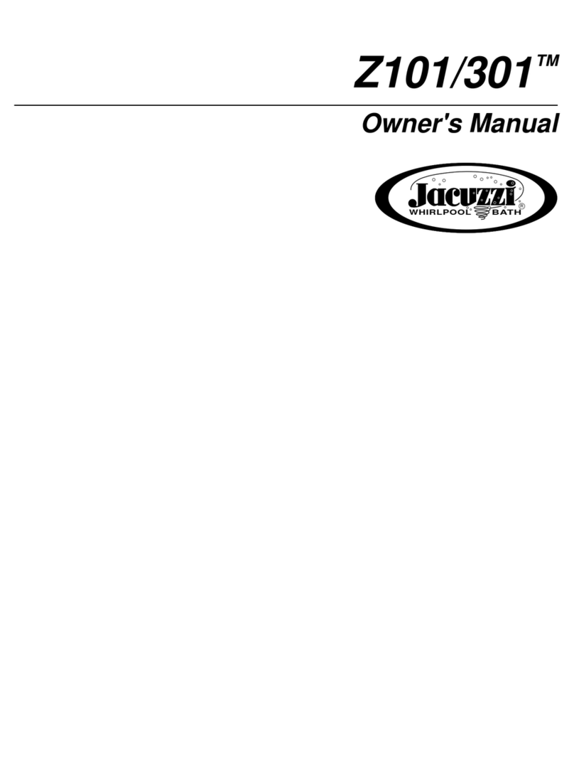 Jacuzzi Z101 Manual de usuario