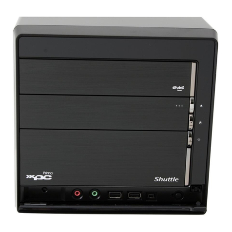 Shuttle Prima XPC Barebone SX38P2 Pro Manual de usuario Shuttle Prima XPC Barebone SX38P2 Pro Manual de usuario