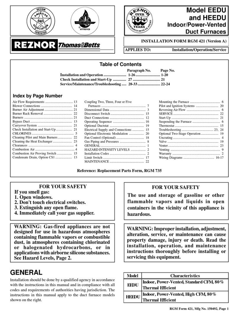 Thomas&Betts HEEDU Instrucciones de funcionamiento originales