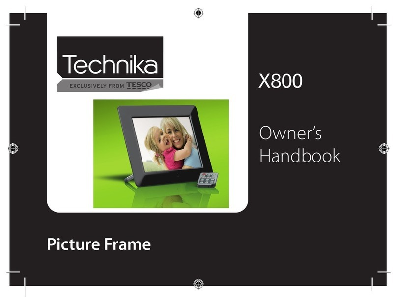 Technika PICTURE FRAME X800 Guía del usuario