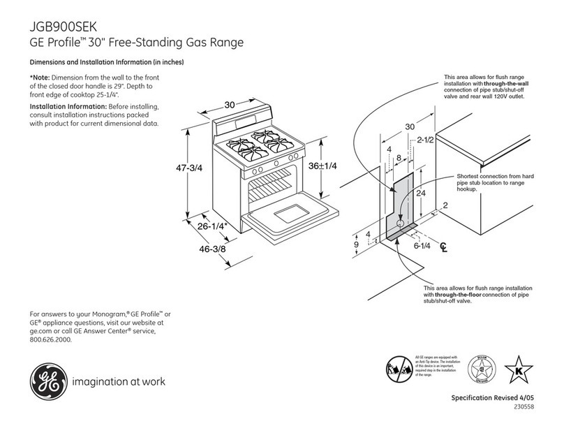 GE Profile JGB900SEKSS Manual