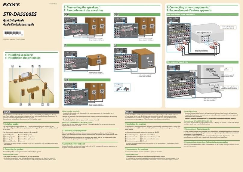 Sony STR-DA5500ES Manual de usuario