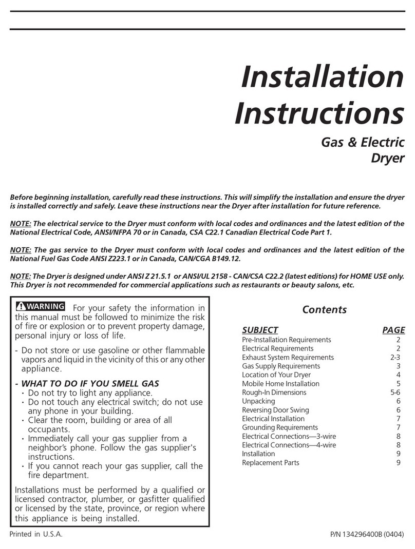 Frigidaire GLGR642AS5 Manual de usuario Frigidaire GLGR642AS5 Manual de usuario