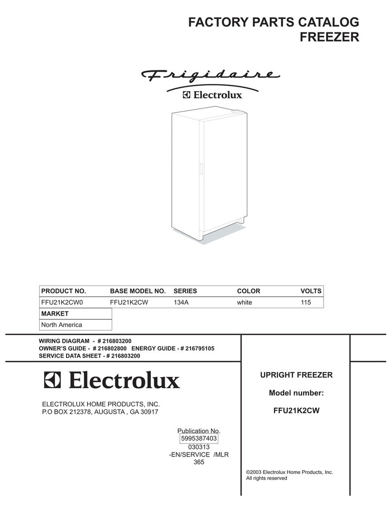 Frigidaire FFU21K2CW0 Manual de usuario