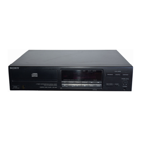 Sony CDP-670 - Compact Disc Player Manual de usuario